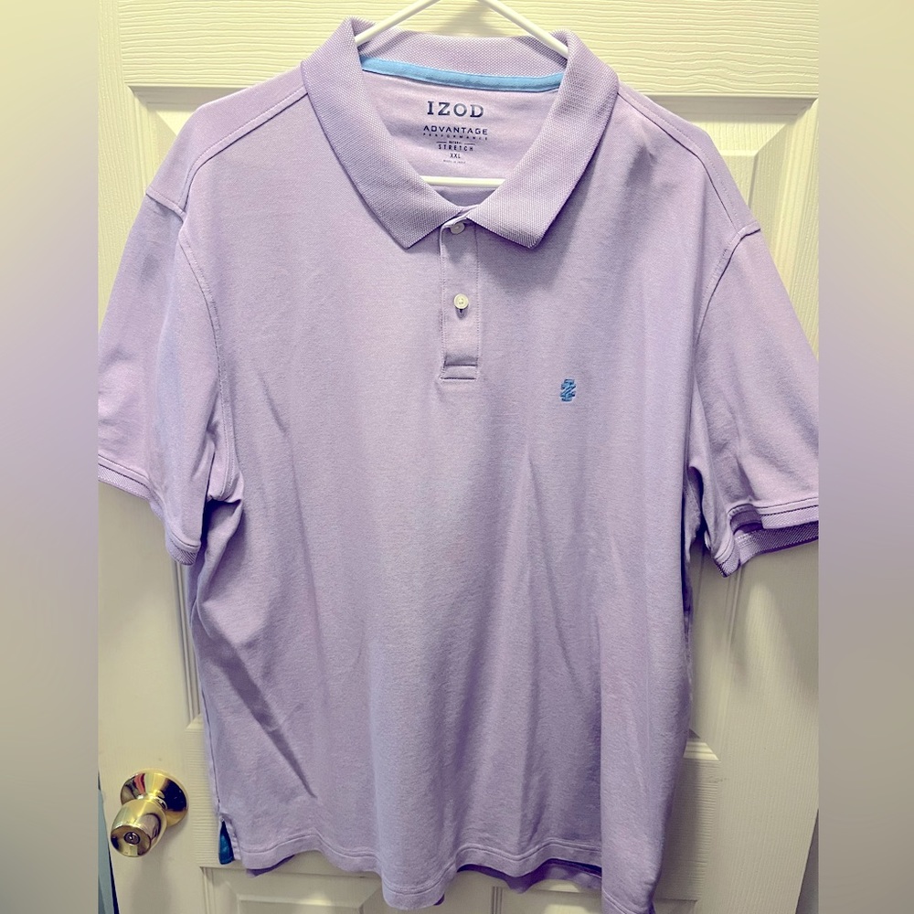 Izod Advantage Polo (Purple) XXL